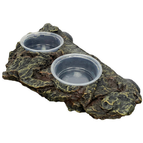 Komodo, Komodo Magnetic Dual Gecko Feeding Ledge, 1 Each / 9 Inches X 5.5 Inches