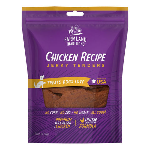 Farmland Traditions, Farmland Traditions Simple Snacks Chicken Jerky Tenders Dog Treats, 7.5 Ounces