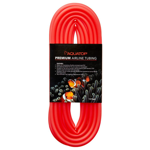 Aquatop, Aquatop Airline Tubing, Red, 13 Feet