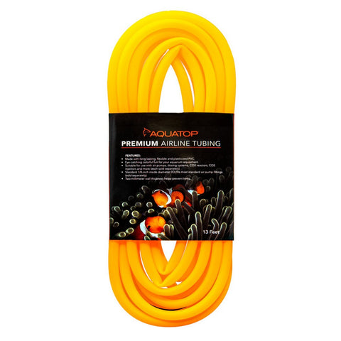 Aquatop, Aquatop Airline Tubing, Neon Orange, 13 Feet