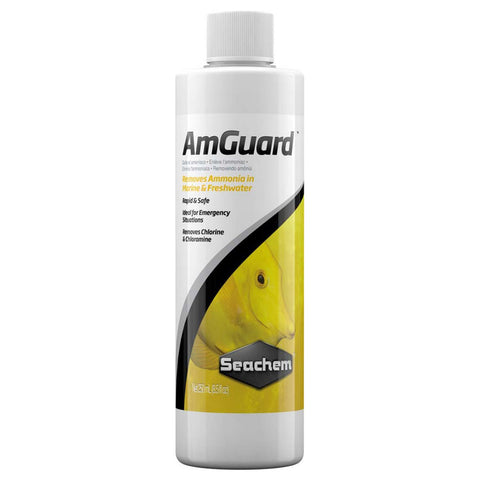 Seachem, Seachem Laboratories AmGuard Ammonia Detoxifier, 8.5 Oz