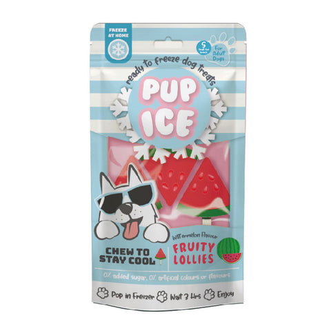 Spot, Spot Pup Ice Dog Chew Treat, Fruity Lollie, Watermelon, 3 Pack