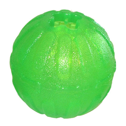 Starmark, Starmark Fun Ball Dog Toy, Green, Medium/Large, 3.25In