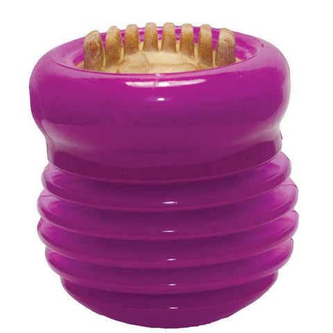 Starmark, Starmark Groovy Ball with USA Made Treat, Purple, Large