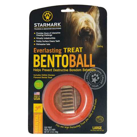 Starmark, Starmark Everlasting Treat Bento Ball Dog Chew Toy, 1 Each / Large