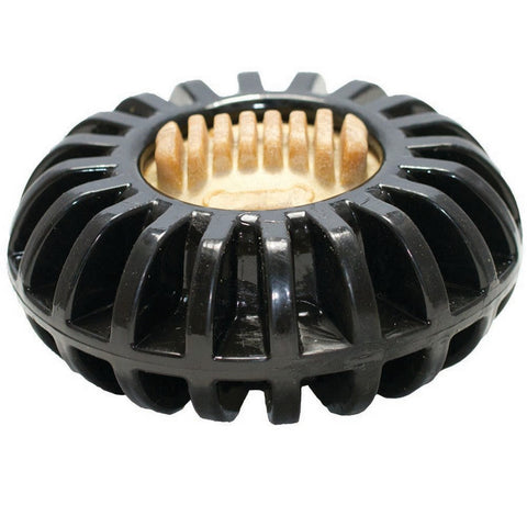 Starmark, Starmark Dog Toy Treat Wheeler, Black, Small, 2.5In
