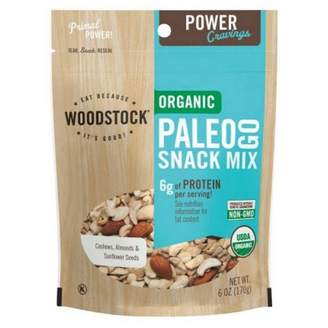 Organic Paleo Go Snack Mix 6 Oz (Case Of 8) by Woodstock