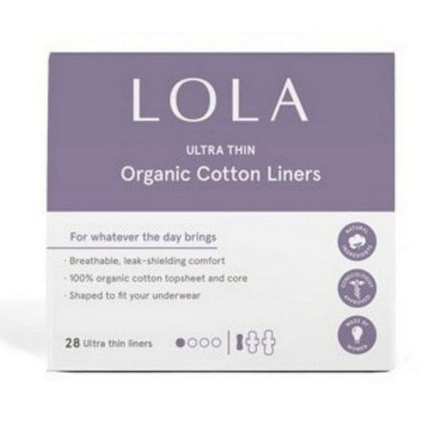 Ultra Thin Cotton Liners 28 Count by Lola