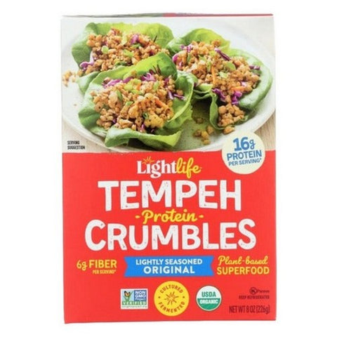 Organic Tempeh Crumbles 8 Oz (Case Of 8) by Lightlife