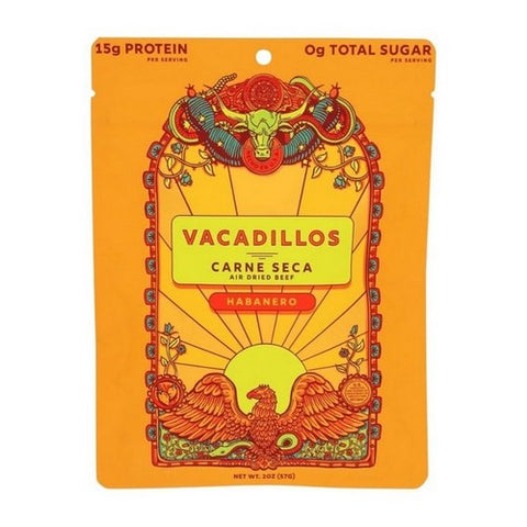 Carne Seca Habanero 2 Oz (Case Of 8) by Vacadillos