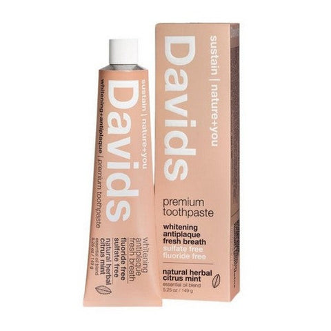 Herbal Citrus Mint Toothpaste 3.5 Oz by Davids