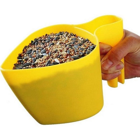 Perky-Pet, Scoop N' Fill Scooper, 4 CUP CAP,Yellow