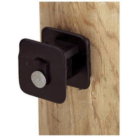 Dare, Dare Black Widow Insulator For Wood Post, 25 Pack,Black