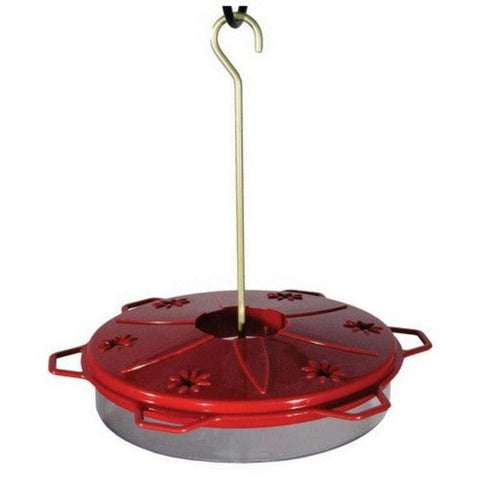 Audubon, Classic Plastic Hummingbird Dish Feeder, 12 Oz CAP, Red