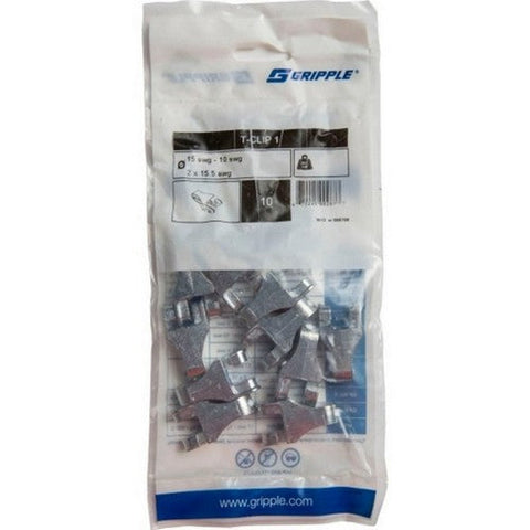 Gripple, Gripple T-Clip, 10 Count