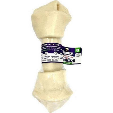 Treatly, Treatly 100% Usa Beefhide Bone Banded, 7 IN-1 Pack,Natural