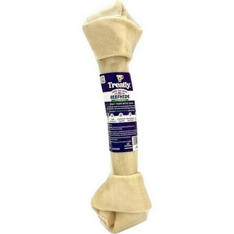 Treatly, Treatly 100% Usa Beefhide Bone Banded, 11 IN-1 Pack,Natural