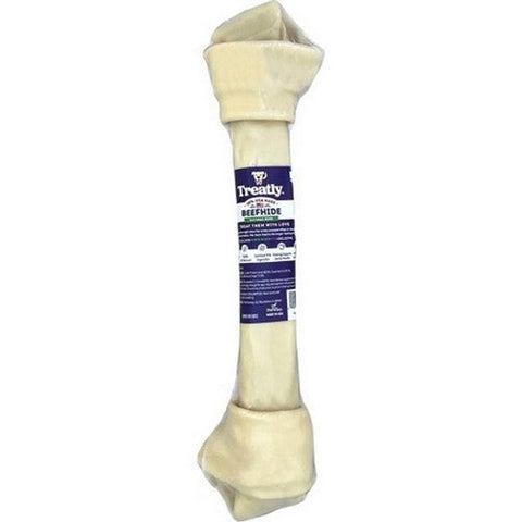 Treatly, Treatly 100% Usa Beefhide Bone Banded, 13 IN-1 Pack,Natural