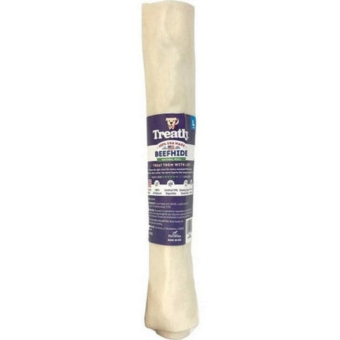 Treatly, Treatly 100% Usa Beefhide Rolls Banded, 10 IN-1 Pack,Natural