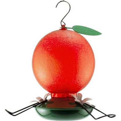 Audubon, Orange Plastic Oriole Feeder, 32 Oz, Orange
