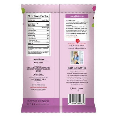 Miss Jones Baking Co, Cookie Dough Monster, 11.84 Oz (Case Of 6)