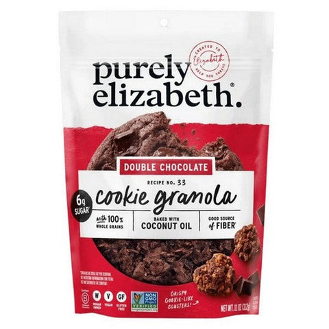 Double Chocolate Granola Cookie 11 Oz (Case Of 6) by Purely Elizabeth