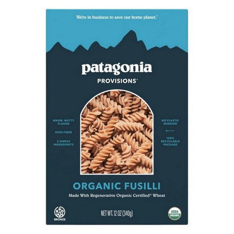 Patagonia Provisions, Organic Fusilli Pasta, 12 Oz (Case Of 6)