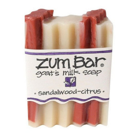 Indigo Wild Bar Sandalwood Citrus Goats Milk Soap 3 Oz (Case Of 6) by Zum