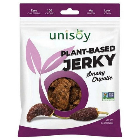 Vegan Jerky Smoky Chipotle 3.5 Oz (Case Of 12) by Unisoy