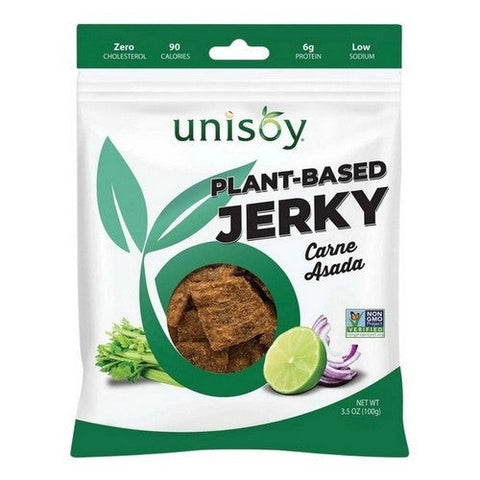 Vegan Jerky Carne Asada 3.5 Oz (Case Of 12) by Unisoy