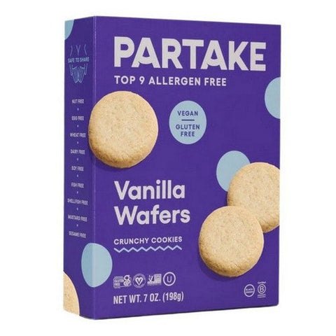 Vanilla Wafer Cookies 7 Oz (Case Of 6) by Partake Foods