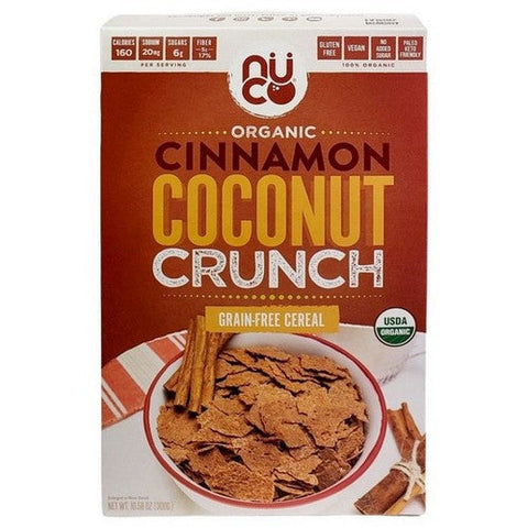 Organic Cinnamon Coconut Crunch Cereal 10.58 Oz (Case Of 6) by Nuco