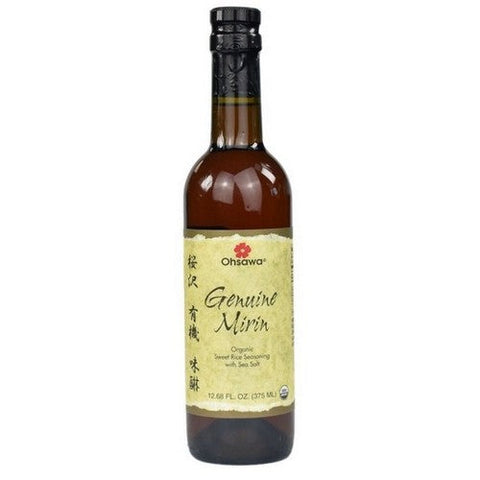 Ohsawa, Genuine Mirin Organic Sweet Rice Seasoning With Sea Salt, 12.68 Oz (Case Of 6)