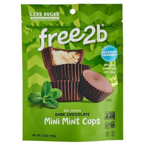 Dark Chocolate Mint Mini 3.5 Oz (Case Of 6) by Free2B