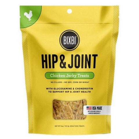 Hip And Joint Grain Free Jerky For Dogs Chicken Recipe 5 Oz (Case Of 6) by Bixbi