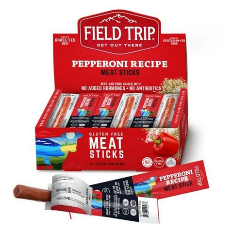 Meat Stick Pepperoni Seasoned 0.5 Oz (Case Of 24) by Field Trip
