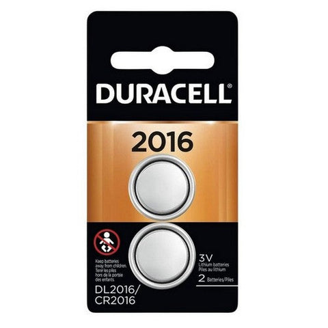 Batteries Lithium Coin Button 2016 2 Count (Case Of 6) by Duracell