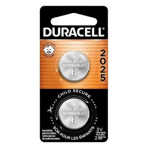 Batteries Lithium Coin Button 2025 2 Count (Case Of 6) by Duracell
