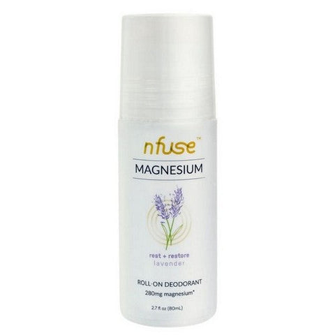 Magnesium Roll-On Deodorant Rest Plus Restore Lavender 2.7 Oz (Case Of 6) by Nfuse