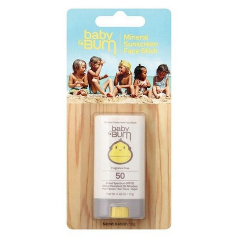 Mineral Sunscreen Face Stick Spf 50 0.45 Oz (Case Of 6) by Baby Bum