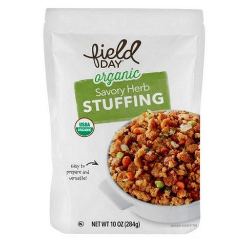 Organic Savory Herb Stuffing 10 Oz (Case Of 6) by Field Day