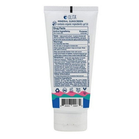 Baby Sunscreen Lotion SPF 50 3 Oz (Case Of 6) by Olita