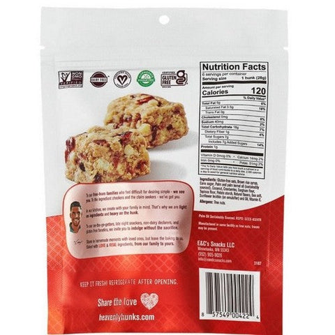 Cranberry White Chip Bites 6 Oz (Case Of 6) by Heavenly Hunks