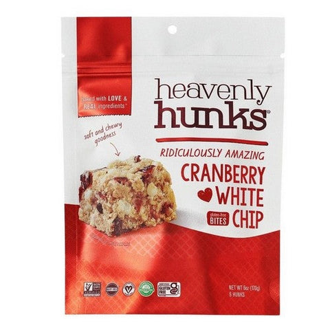 Cranberry White Chip Bites 6 Oz (Case Of 6) by Heavenly Hunks