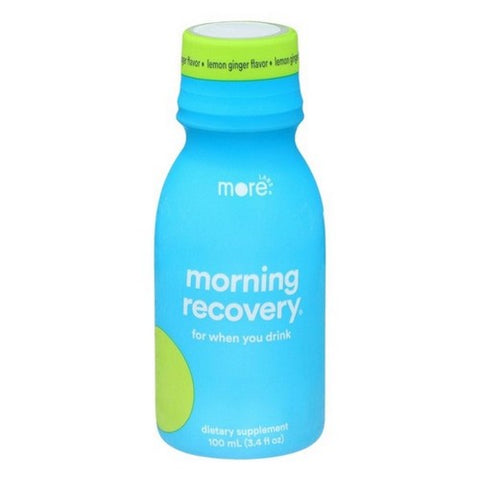 Morning Recovery Lemon Ginger 3.4 Oz (Case Of 6) by More Labs