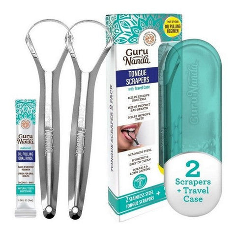 Case Tongue Scrapper 2 Count (Case Of 6) by Gurunanda
