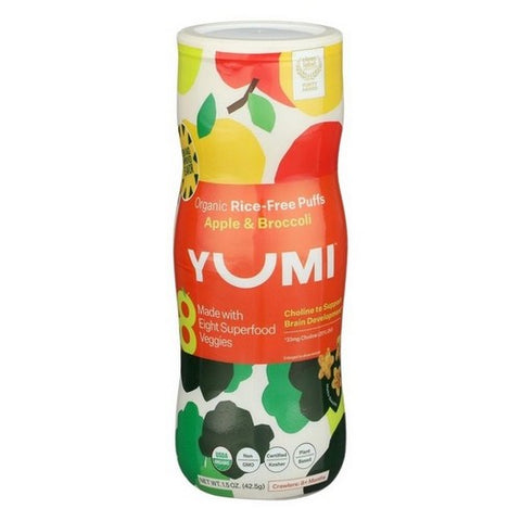 Apple Broccoli Puffs 1.5 Oz (Case Of 6) by Yumi
