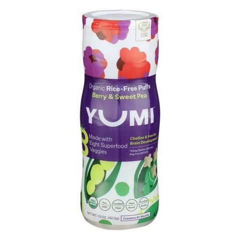 Berry Sweet Pea Puffs 1.5 Oz (Case Of 6) by Yumi