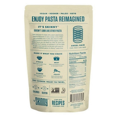 Angel Hair Shape Naturally Gluten Free 9.52 Oz (Case Of 6) by It's Skinny Pasta