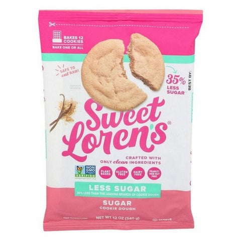 Cookie Dough Less Sugar Sugar Cookie 12 Oz (Case Of 6) by Sweet Loren's